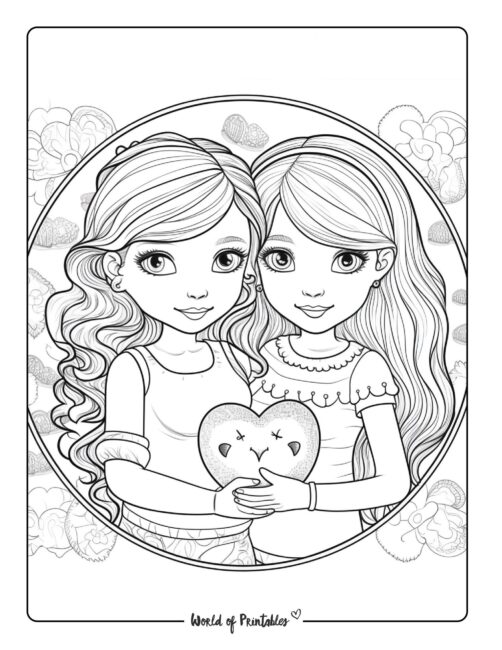 Heart Coloring Page 43