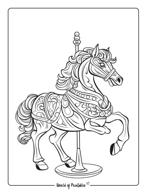 Horse Coloring Page 26