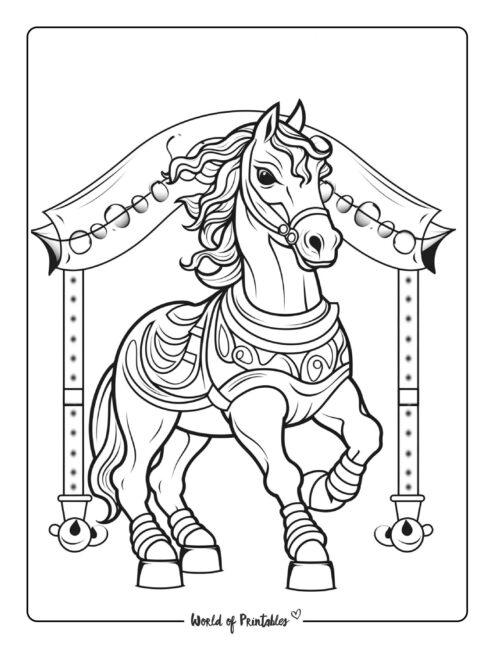 Horse Coloring Page 27