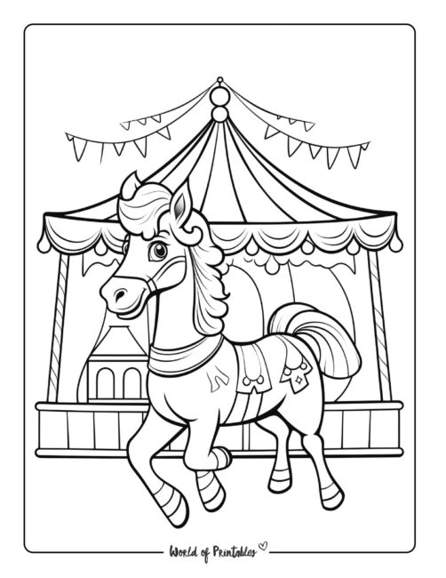 Horse Coloring Page 28