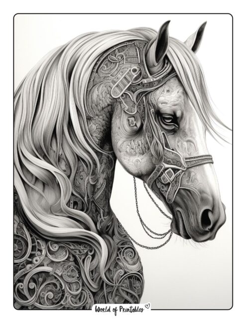 Horse Coloring Page 57