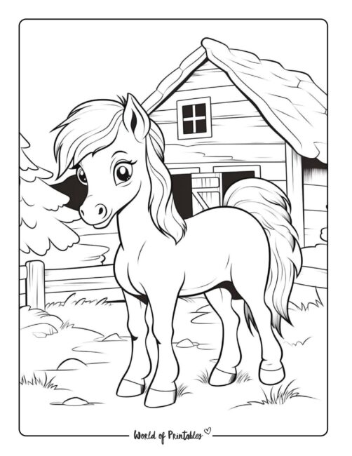 Horse Coloring Page 67