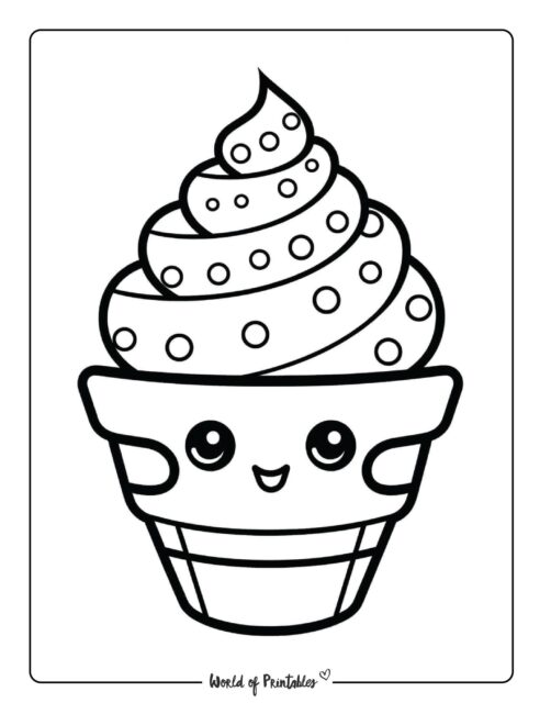 Ice Cream Coloring Page 18