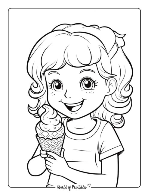 Ice Cream Coloring Page 41