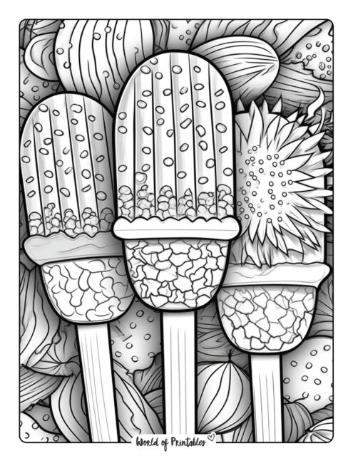 Ice Cream Coloring Page 60
