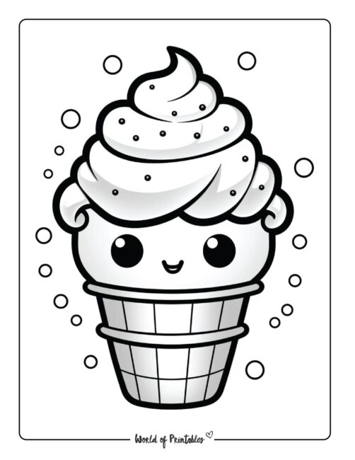 Ice Cream Coloring Page 67