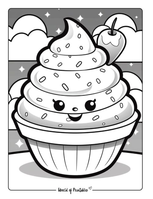 Ice Cream Coloring Page 85