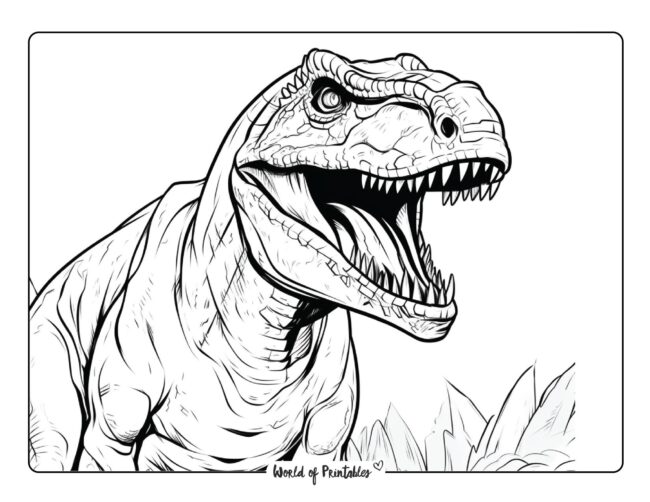 Indominus Rex Coloring Page 2