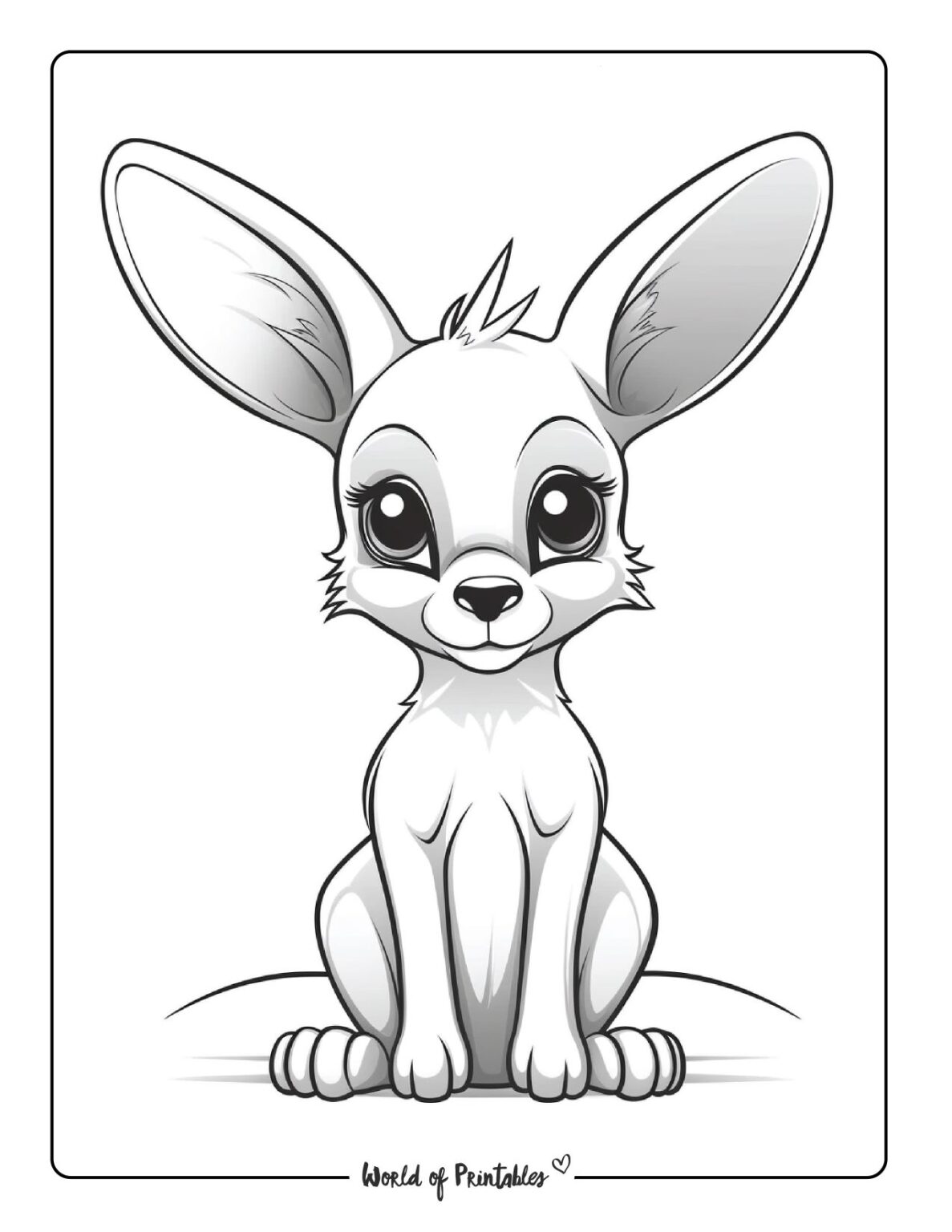 Kangaroo Coloring Pages World of Printables Kangaroo Coloring Pages World of Printables