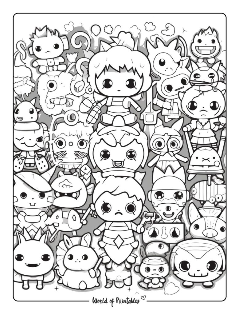 Kawaii Coloring Page 71