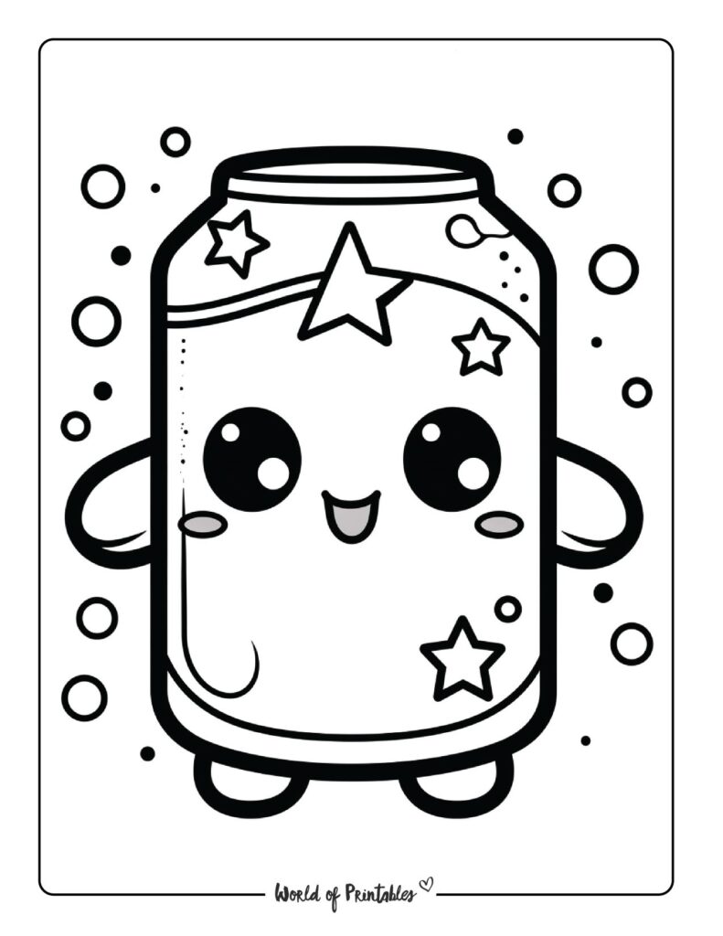 Kawaii Coloring Pages - World of Printables