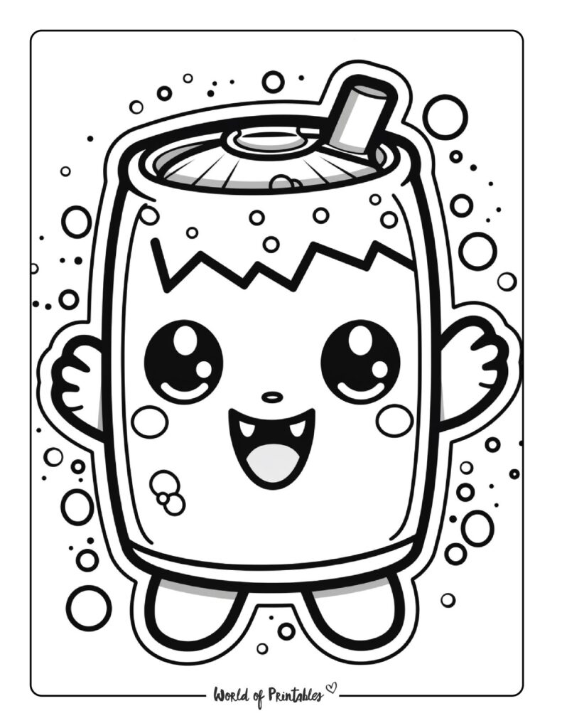Kawaii Coloring Pages - World of Printables