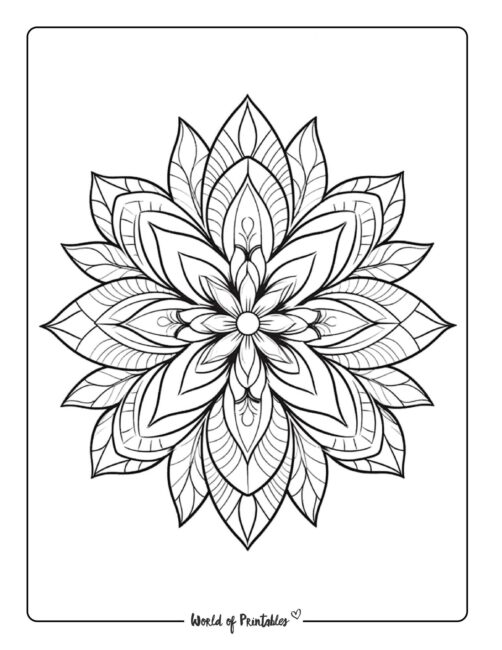 Mandala Coloring Page 29