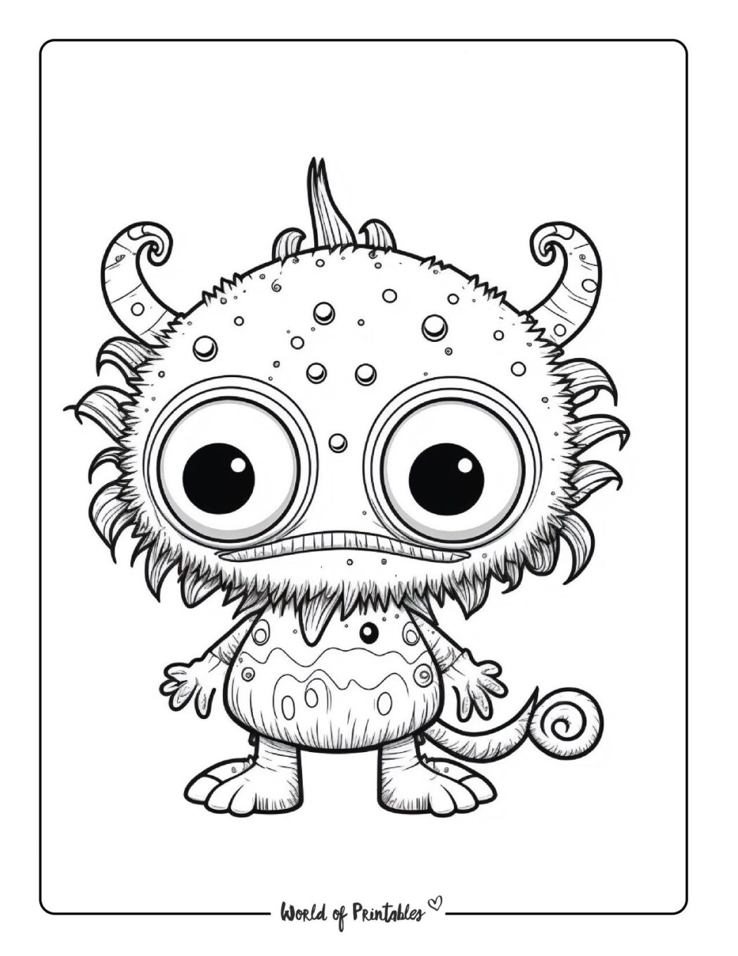 Monsters Printable Figures Monsters Printable Figures
