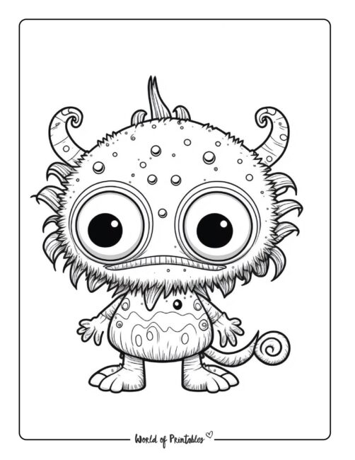 Monster Coloring Page 63