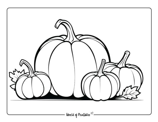 Pumpkin Coloring Sheet 26