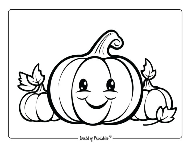 Pumpkin Coloring Sheet 27
