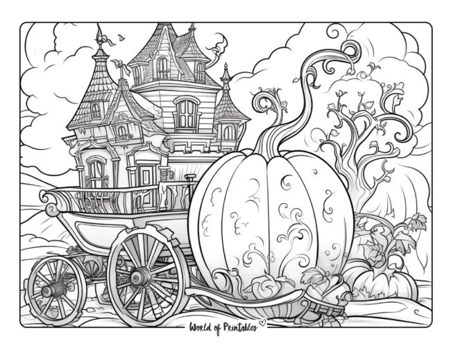 Pumpkin Coloring Sheet 5