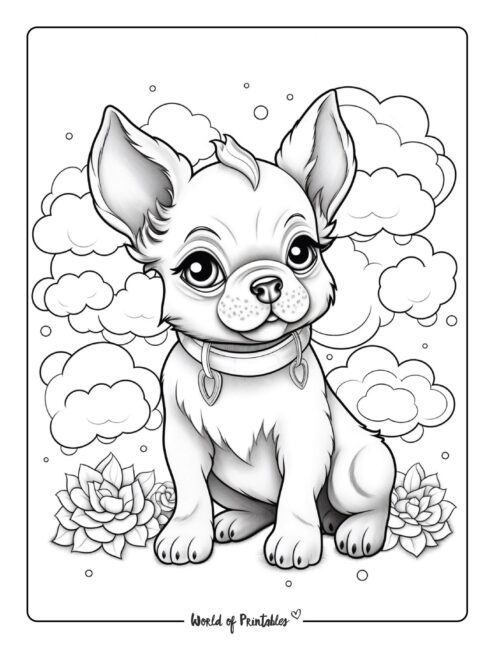 Puppy Coloring Page 13