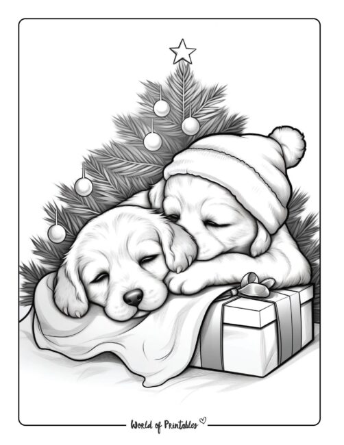 Puppy Coloring Page 26