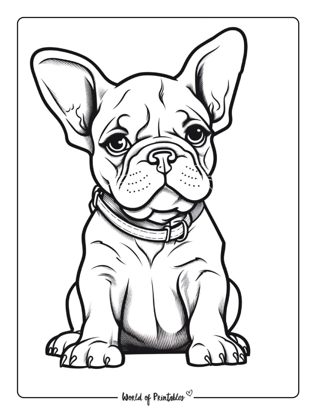 Puppy Coloring Pages World of Printables