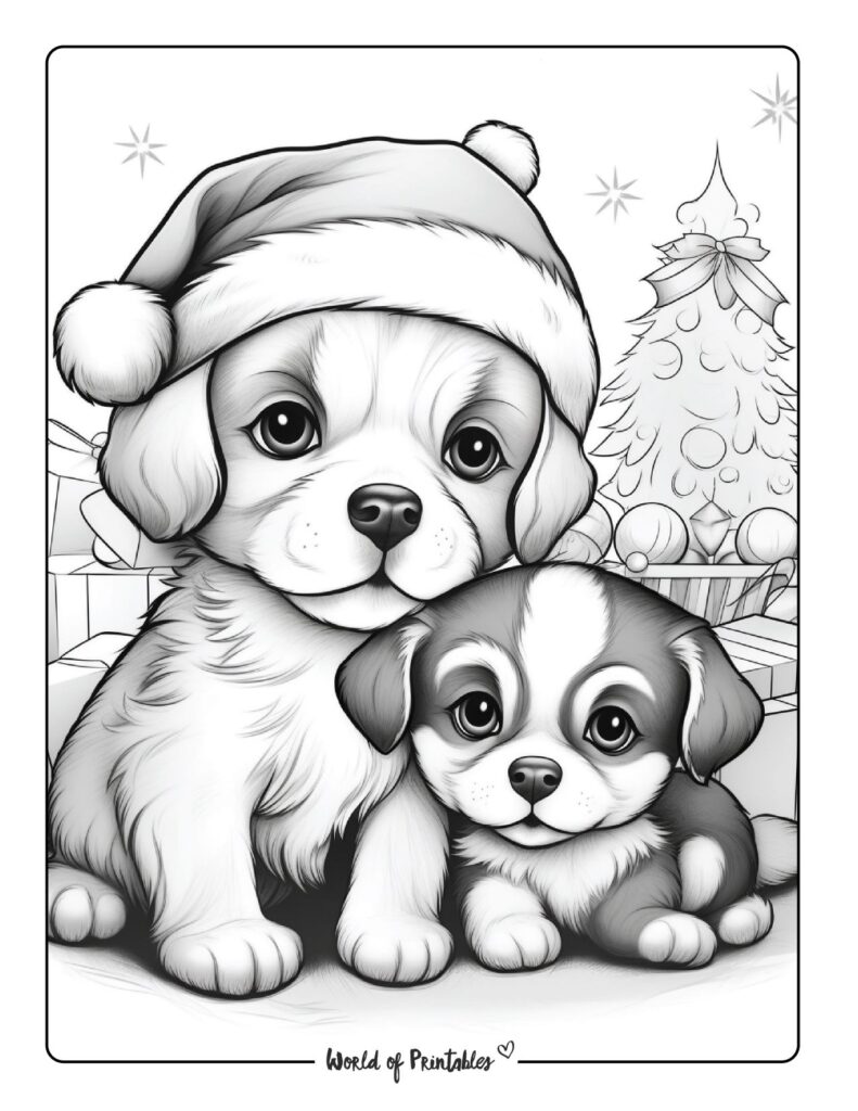 Puppy Coloring Pages World of Printables