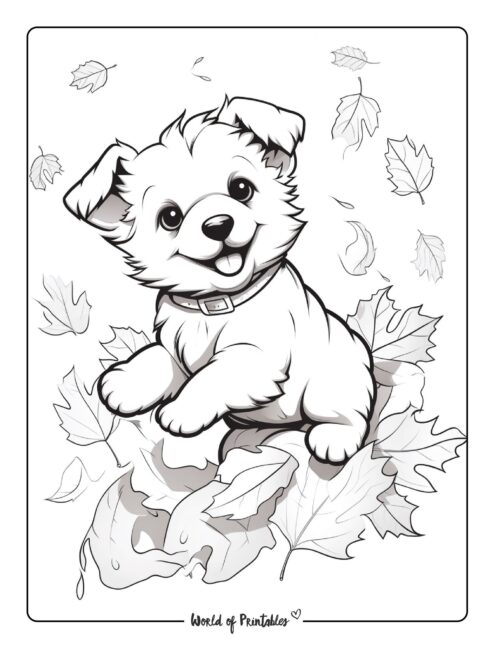 Puppy Coloring Page 60
