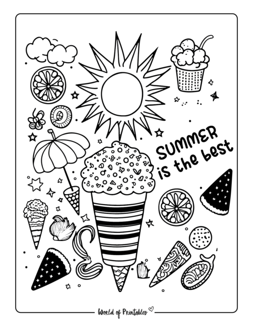 Summer Coloring