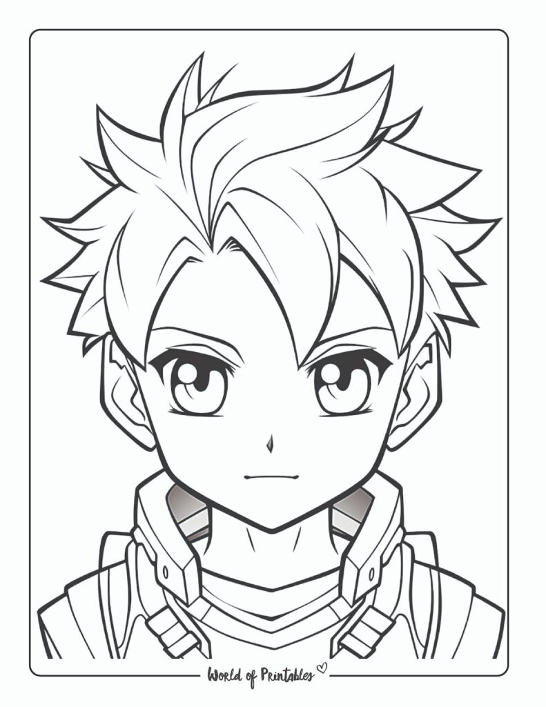 anime coloring pages-02