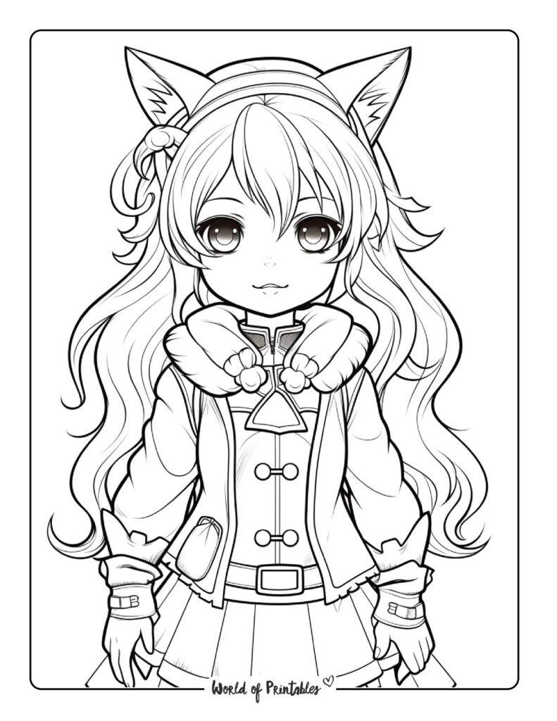 Images Of Anime Coloring Pages Images Of Anime Coloring Pages
