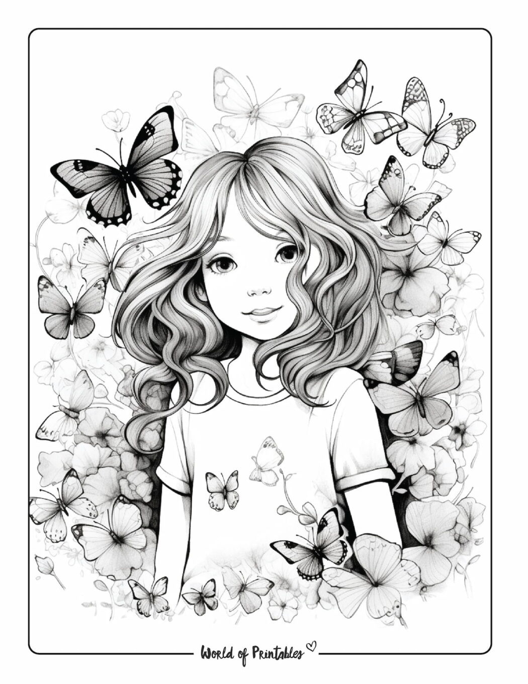 Butterfly Coloring Pages For Kids & Adults - World of Printables