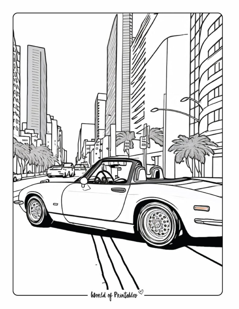 car coloring pages-10