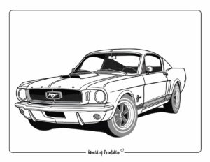 Car Coloring Pages World of Printables