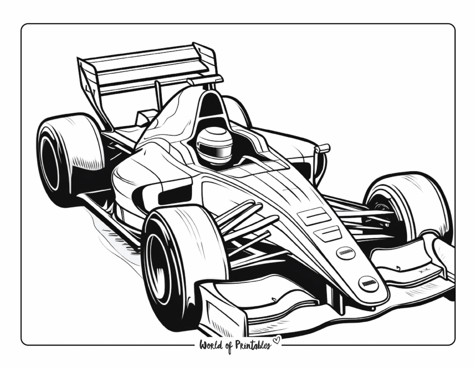 Car Coloring Pages - World of Printables