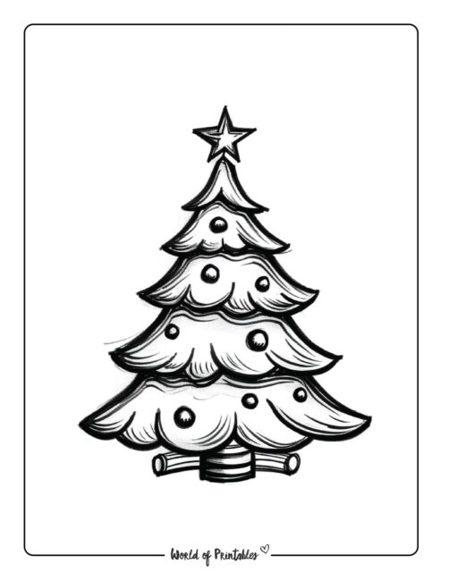 christmas-tree-coloring-page-christmas 4-20