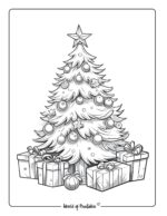 Christmas Tree Coloring Pages - World of Printables