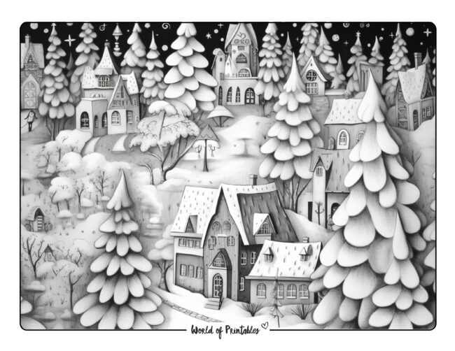 christmas tree-coloring-page-landscape-06