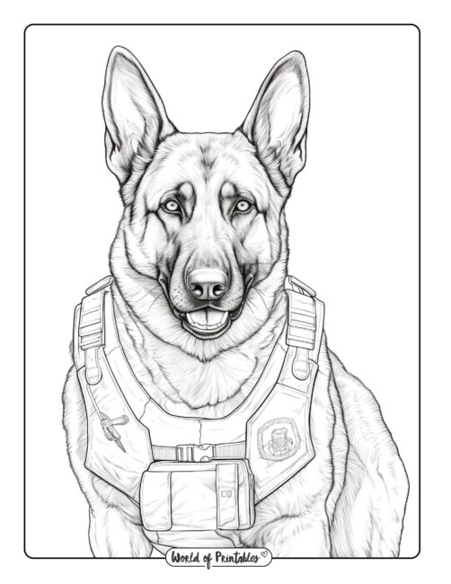 dog coloring page-03