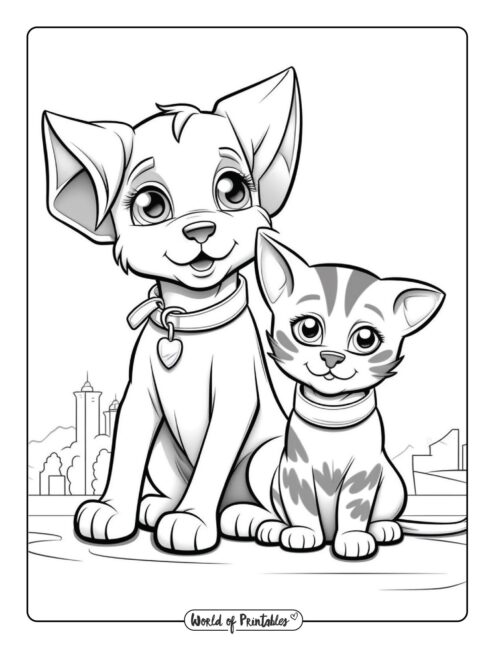 dog coloring page-08