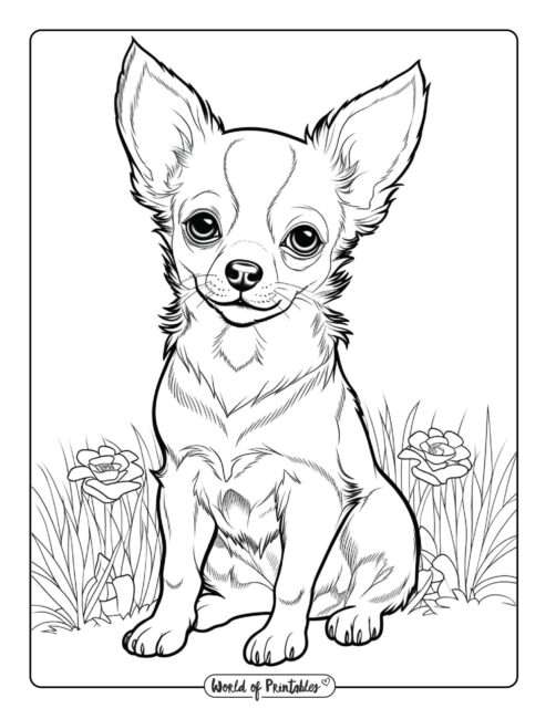 dog coloring page-09