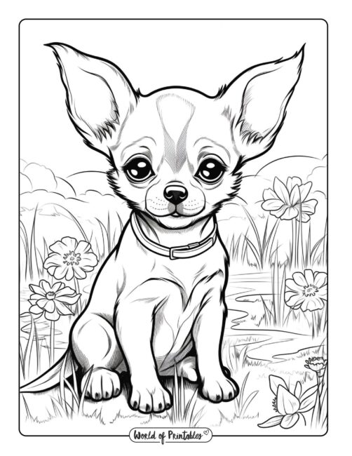 dog coloring page-11