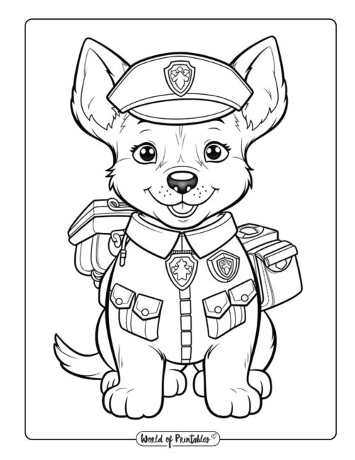 dog coloring page-116