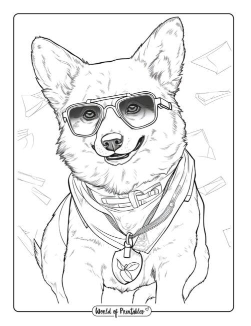 dog coloring page-15