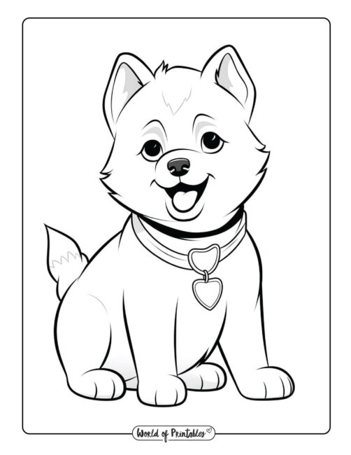 dog coloring page-155
