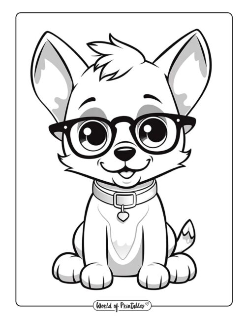 dog coloring page-159