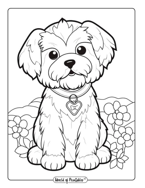 dog coloring page-161