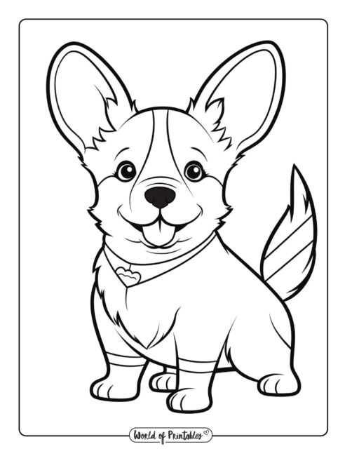 dog coloring page-18