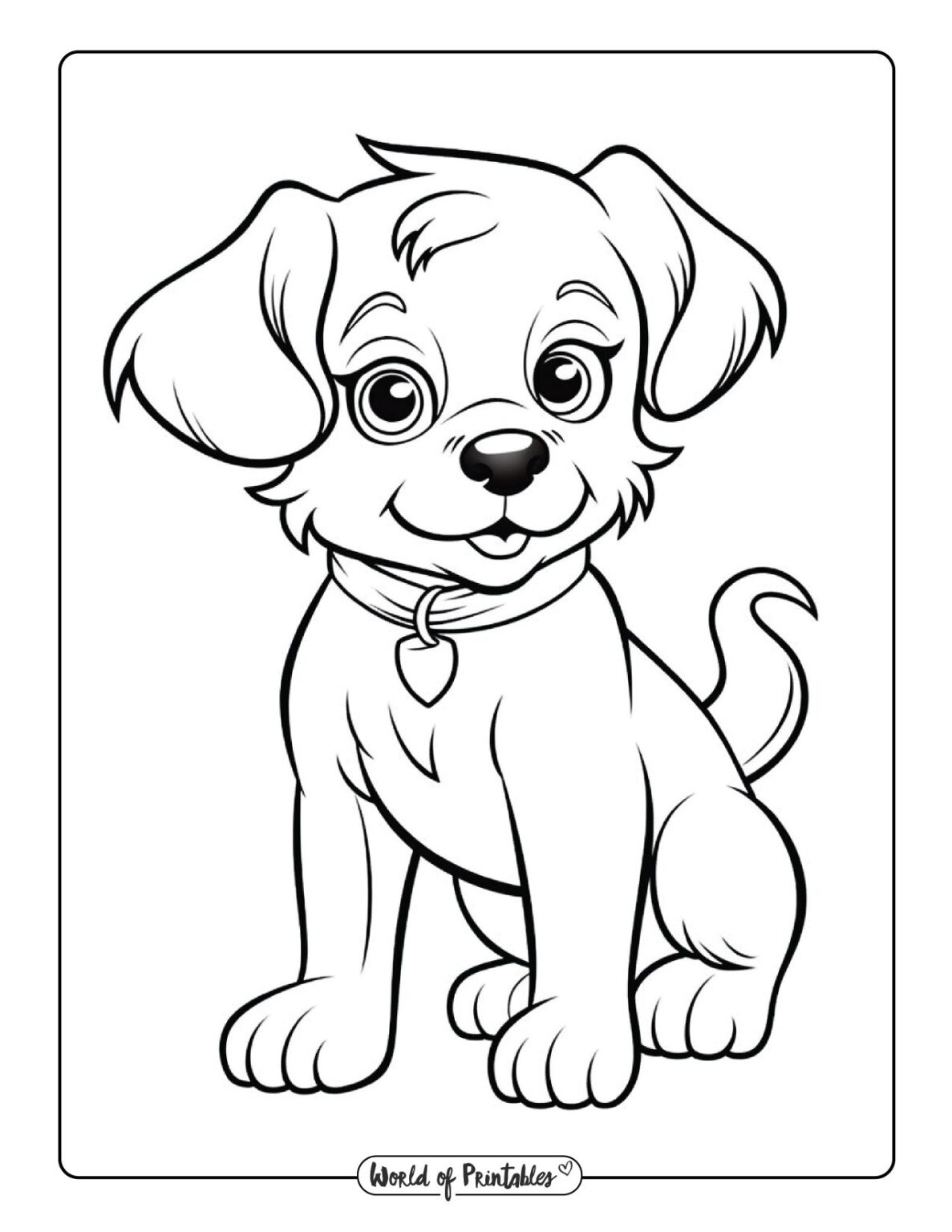 300 Dog Coloring Pages For Kids & Adults - World of Printables