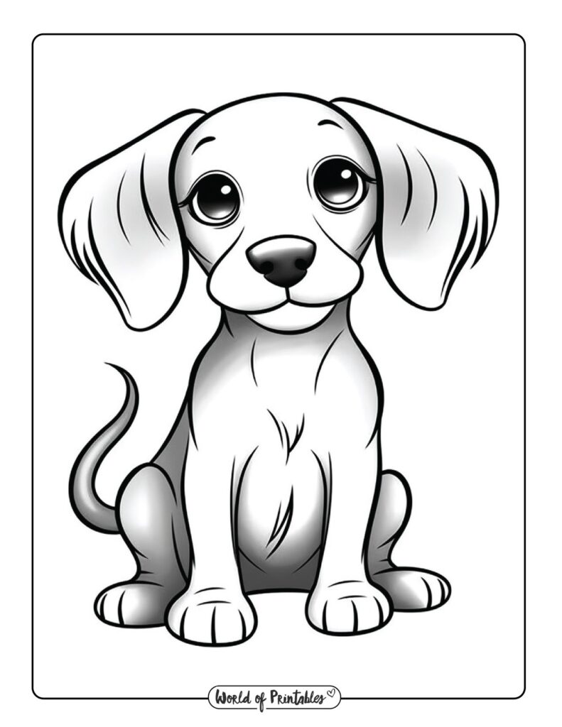 300 Dog Coloring Pages For Kids & Adults - World of Printables