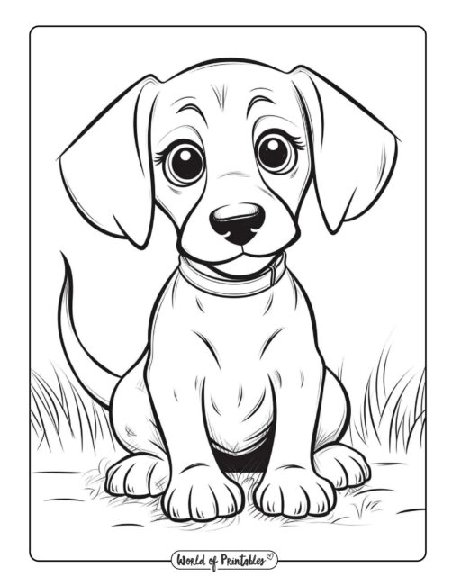 dog coloring page-183